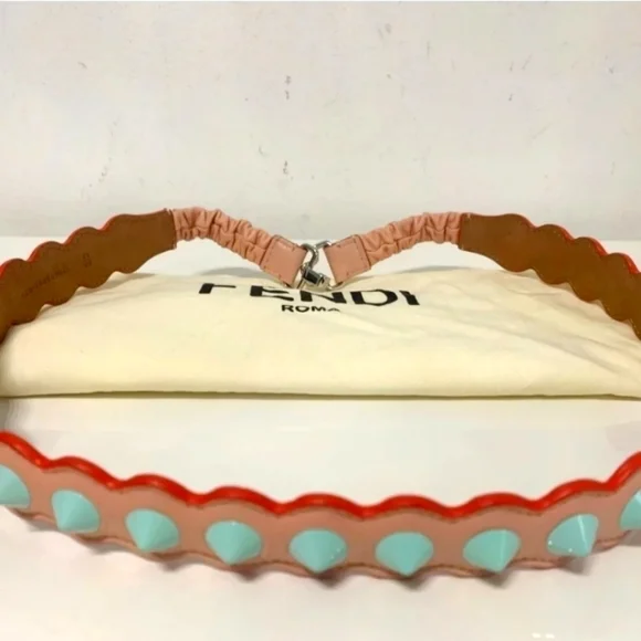 Fendi | Studded Leather Belt - Picture 2 of 7